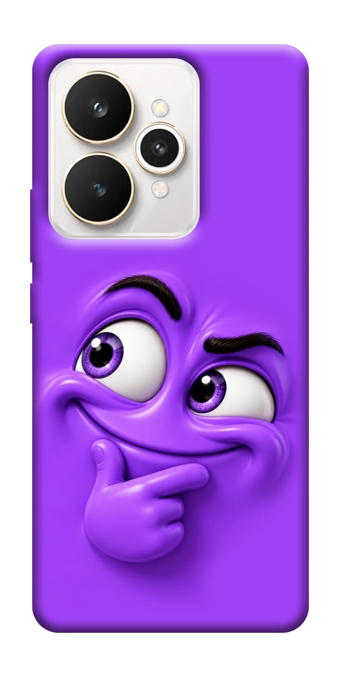 Чехол Фіолетовий-хитрун для Realme 15