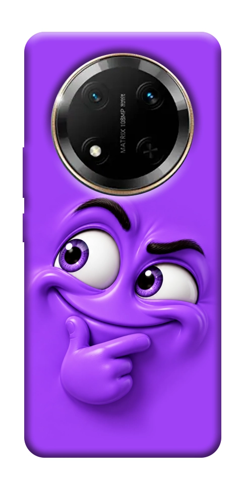 Чехол Фіолетовий-хитрун для Huawei Honor X9c
