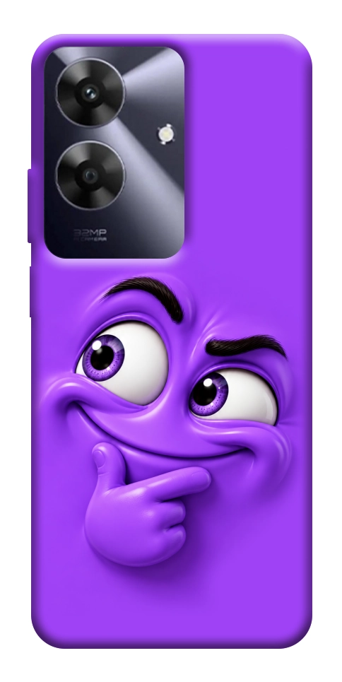 Чехол Фіолетовий-хитрун для Realme Note 60x