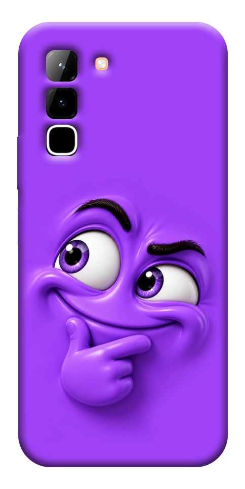 Чохол Фіолетовий-хитрун для Infinix Hot 70