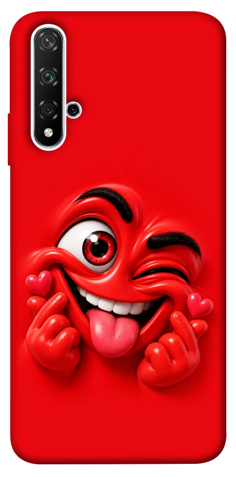 Чехол Червоний-сердцеїд для Huawei Honor 20