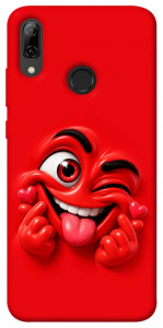 Чохол Червоний-сердцеїд для Huawei P Smart (2019)