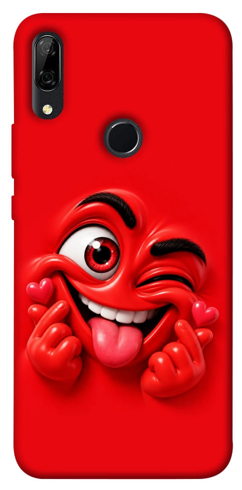 Чехол Червоний-сердцеїд для Huawei P Smart Z