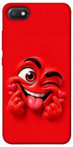 Чехол Червоний-сердцеїд для Xiaomi Redmi 6A