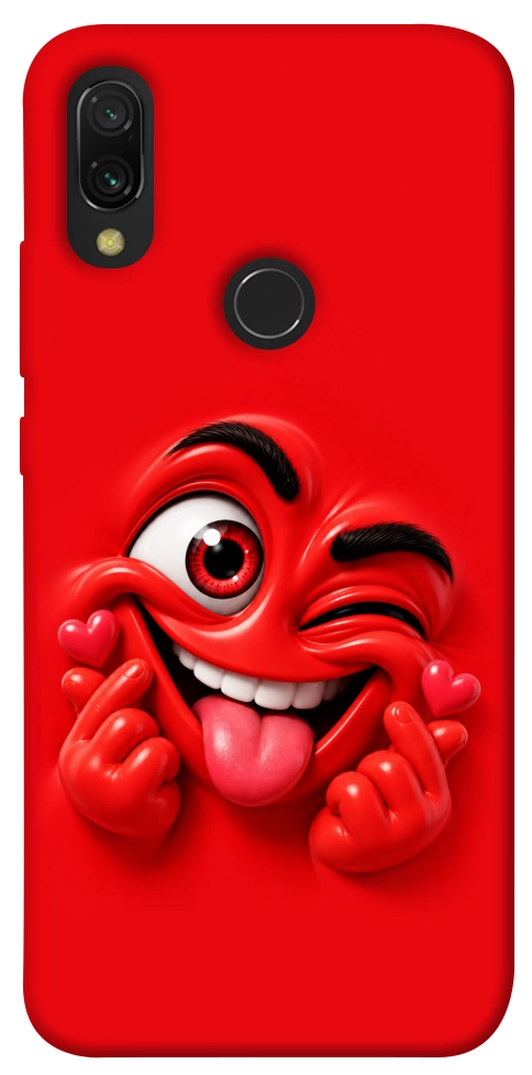 Чохол Червоний-сердцеїд для Xiaomi Redmi 7