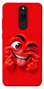 Чехол Червоний-сердцеїд для Xiaomi Redmi 8
