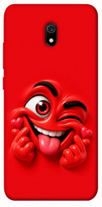 Чохол Червоний-сердцеїд для Xiaomi Redmi 8a