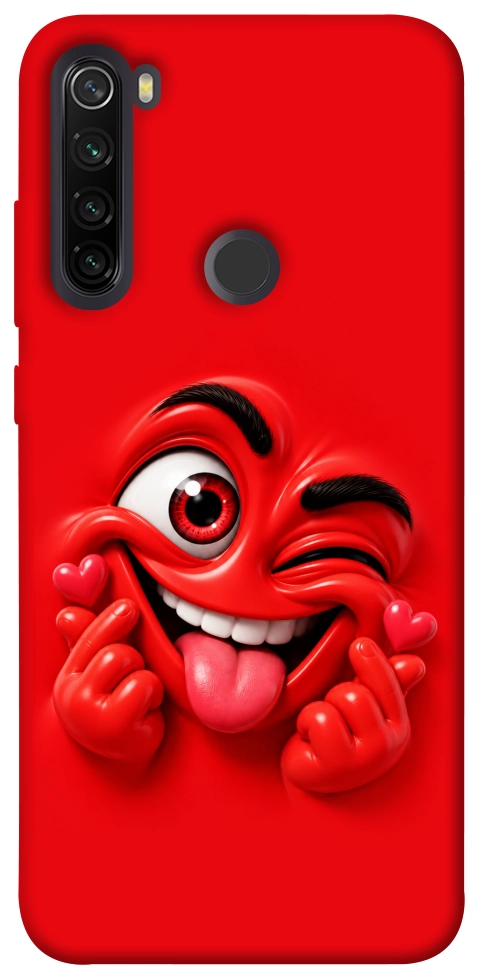 Чехол Червоний-сердцеїд для Xiaomi Redmi Note 8T