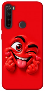 Чехол Червоний-сердцеїд для Xiaomi Redmi Note 8T