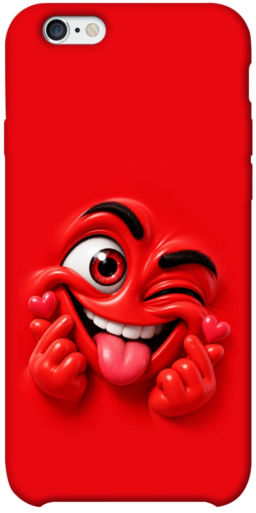 Чехол Червоний-сердцеїд для iPhone 6S Plus