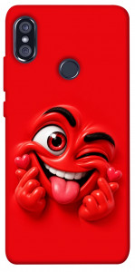 Чехол Червоний-сердцеїд для Xiaomi Redmi Note 5 (DC)