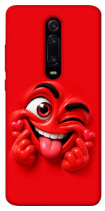 Чохол Червоний-сердцеїд для Xiaomi Mi 9T Pro