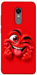 Чехол Червоний-сердцеїд для Xiaomi Redmi Note 5 (Single Camera)