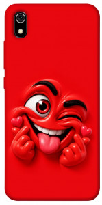 Чохол Червоний-сердцеїд для Xiaomi Redmi 7A