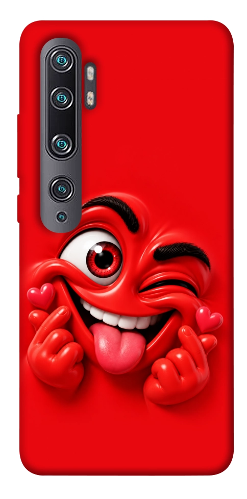 Чехол Червоний-сердцеїд для Xiaomi Mi Note 10