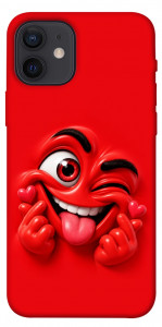 Чехол Червоний-сердцеїд для iPhone 12