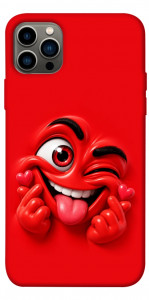 Чехол Червоний-сердцеїд для iPhone 12 Pro