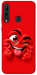 Чохол Червоний-сердцеїд для Huawei Y6p