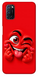Чехол Червоний-сердцеїд для Oppo A92