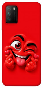 Чехол Червоний-сердцеїд для Xiaomi Poco M3