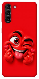 Чехол Червоний-сердцеїд для Galaxy S21+