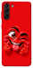 Чехол Червоний-сердцеїд для Galaxy S21+