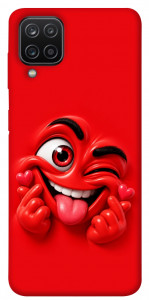Чехол Червоний-сердцеїд для Galaxy A12