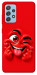 Чохол Червоний-сердцеїд для Galaxy A52