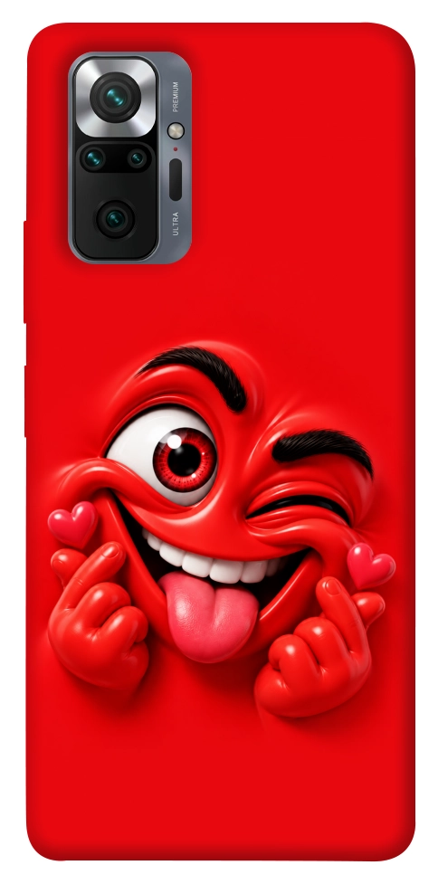 Чехол Червоний-сердцеїд для Xiaomi Redmi Note 10 Pro