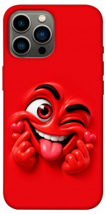 Чехол Червоний-сердцеїд для iPhone 13 Pro Max