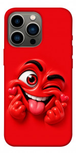 Чехол Червоний-сердцеїд для iPhone 13 Pro