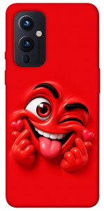 Чехол Червоний-сердцеїд для OnePlus 9