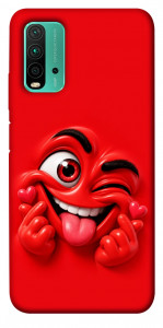 Чохол Червоний-сердцеїд для Xiaomi Redmi 9T