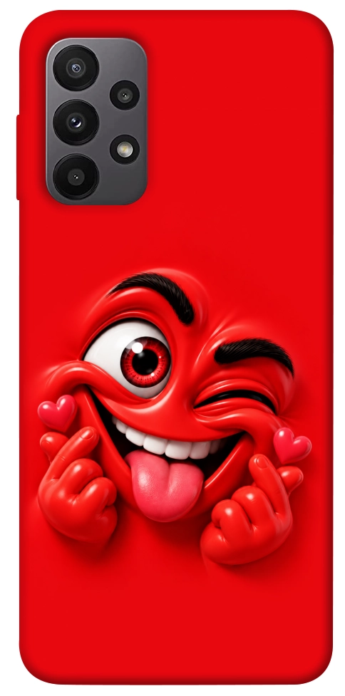 Чехол Червоний-сердцеїд для Galaxy A23