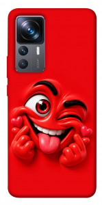 Чохол Червоний-сердцеїд для Xiaomi 12T Pro