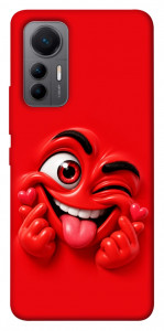 Чохол Червоний-сердцеїд для Xiaomi 12 Lite