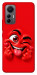 Чохол Червоний-сердцеїд для Xiaomi 12 Lite