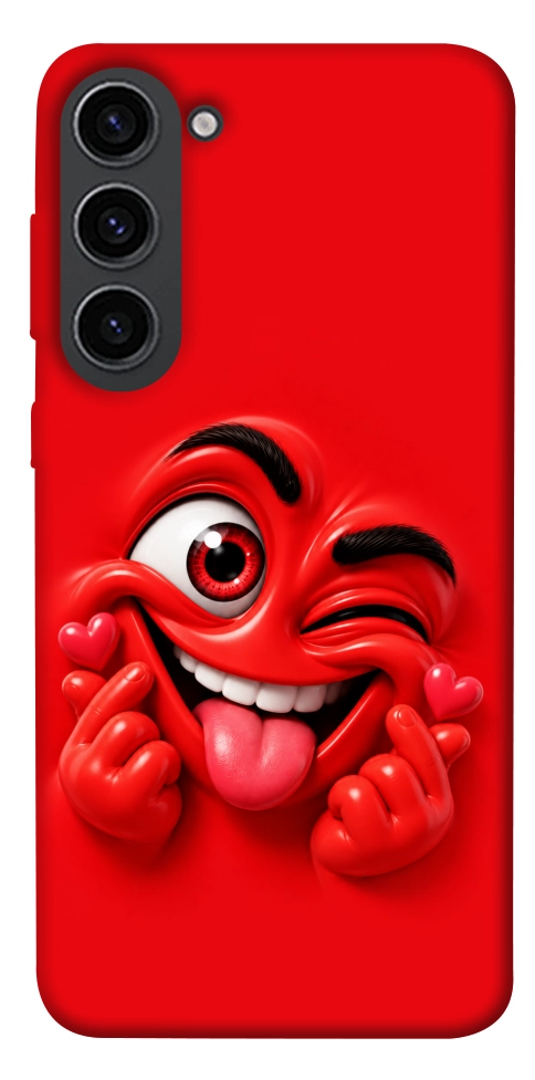 Чехол Червоний-сердцеїд для Galaxy S23