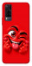 Чохол Червоний-сердцеїд для Vivo Y31