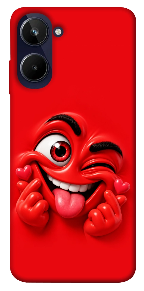 Чехол Червоний-сердцеїд для Realme 10 4G