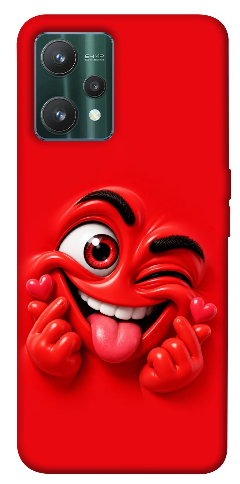Чехол Червоний-сердцеїд для Realme 9 Pro