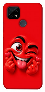 Чохол Червоний-сердцеїд для Realme C21