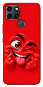 Чехол Червоний-сердцеїд для Infinix Smart 6