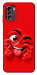 Чохол Червоний-сердцеїд для Nokia G60