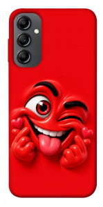 Чохол Червоний-сердцеїд для Galaxy A14