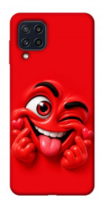 Чохол Червоний-сердцеїд для Galaxy M32