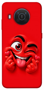 Чохол Червоний-сердцеїд для Nokia X20