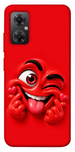 Чохол Червоний-сердцеїд для Xiaomi Redmi Note 11R