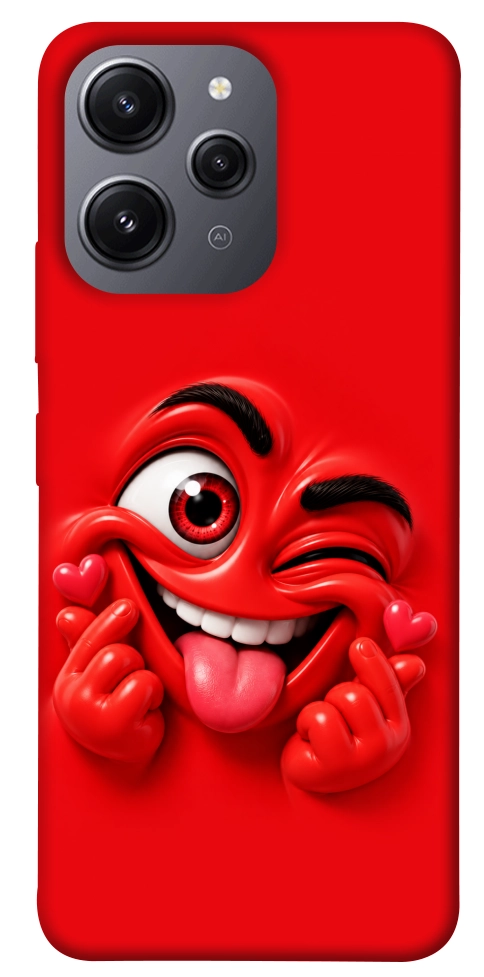 Чехол Червоний-сердцеїд для Xiaomi Redmi 12