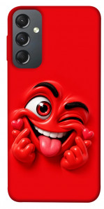 Чохол Червоний-сердцеїд для Galaxy A24 4G